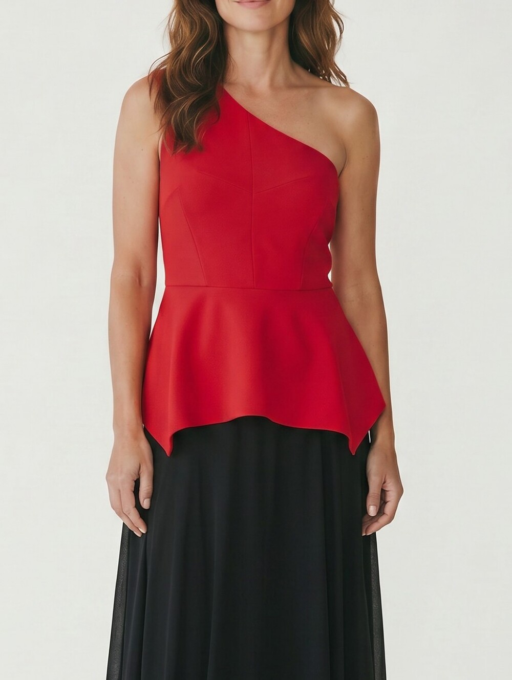 Yigal Azrouël One-Shoulder Sleeveless Top